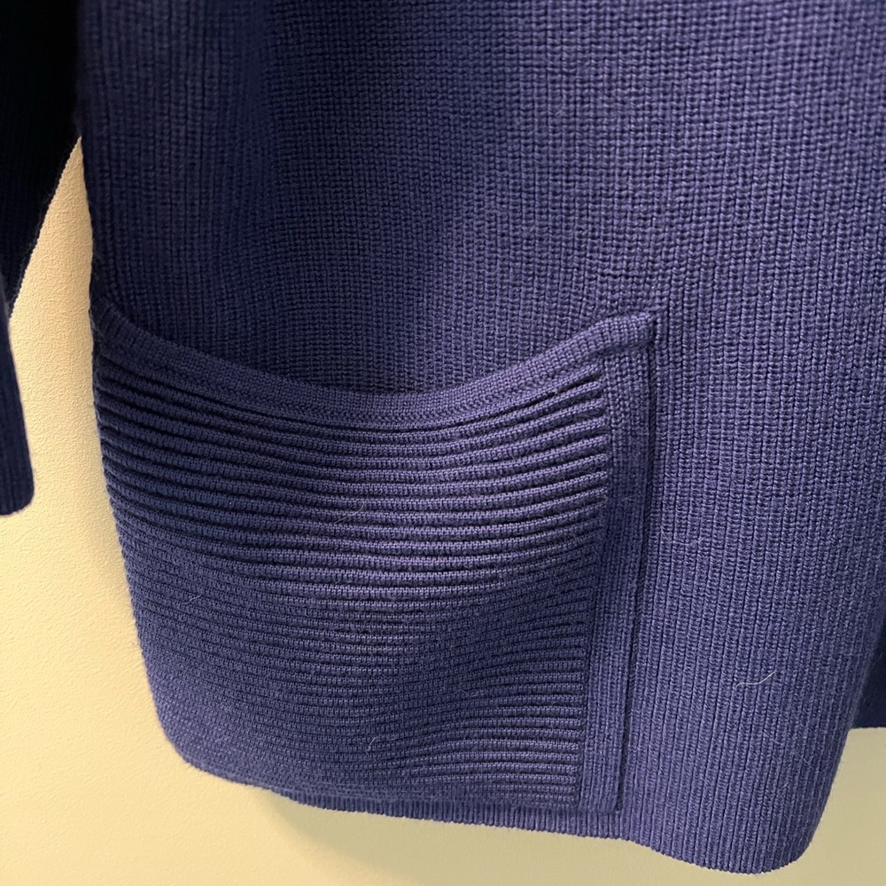 Cobalt Lafayette 148 wool sweater - Picture 3 of 6